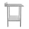 Flash Furniture Reese 430 Stainless Steel 18 Gauge 30-in x 48-in Table w/Adjustable Shelf and 4-in Backsplash NH-WT-3048-GG-B4-GG - alternate 9